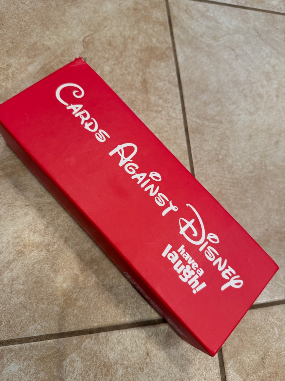 Cards Against Disney Red box game